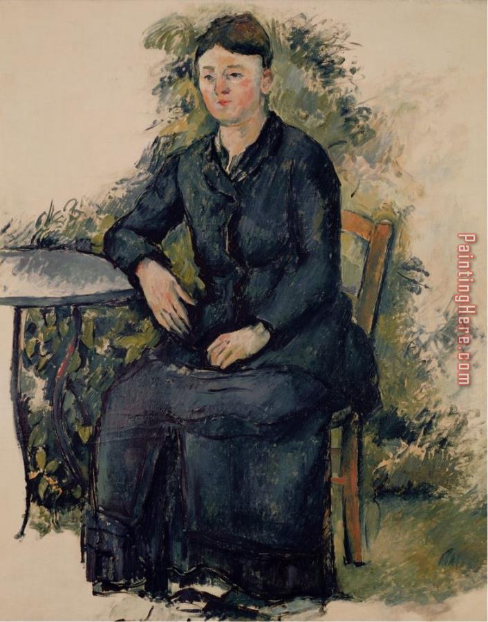 Paul Cezanne Madame Cezanne in The Garden 1880 82